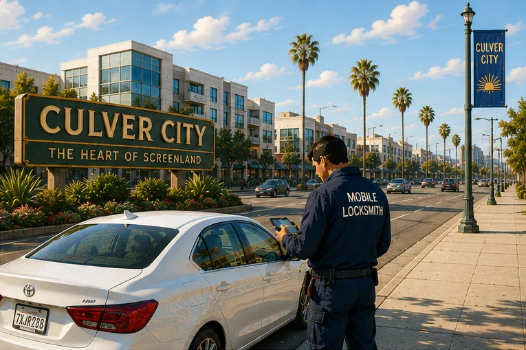 Mobile locksmith service coverage in Culver City, CA