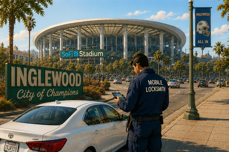 Mobile locksmith service coverage in Inglewood, CA