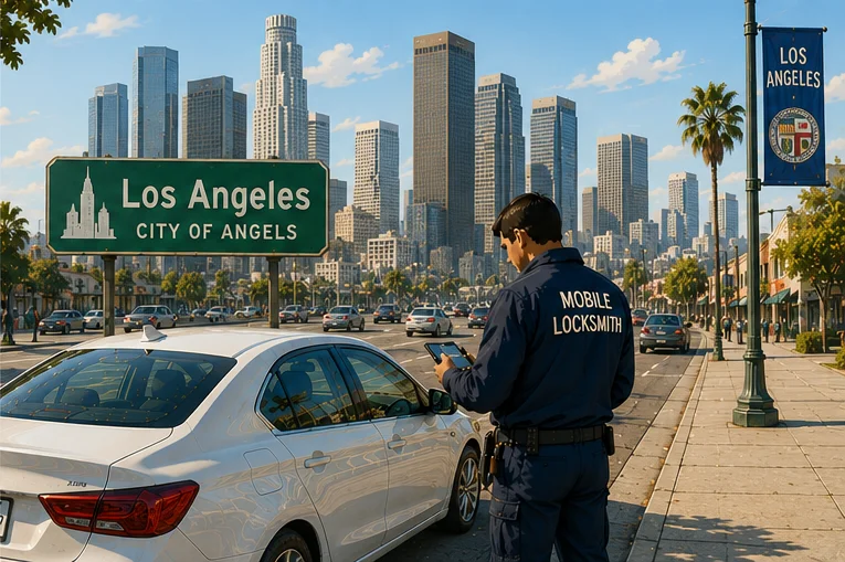 Mobile locksmith service coverage in Los Angeles, CA